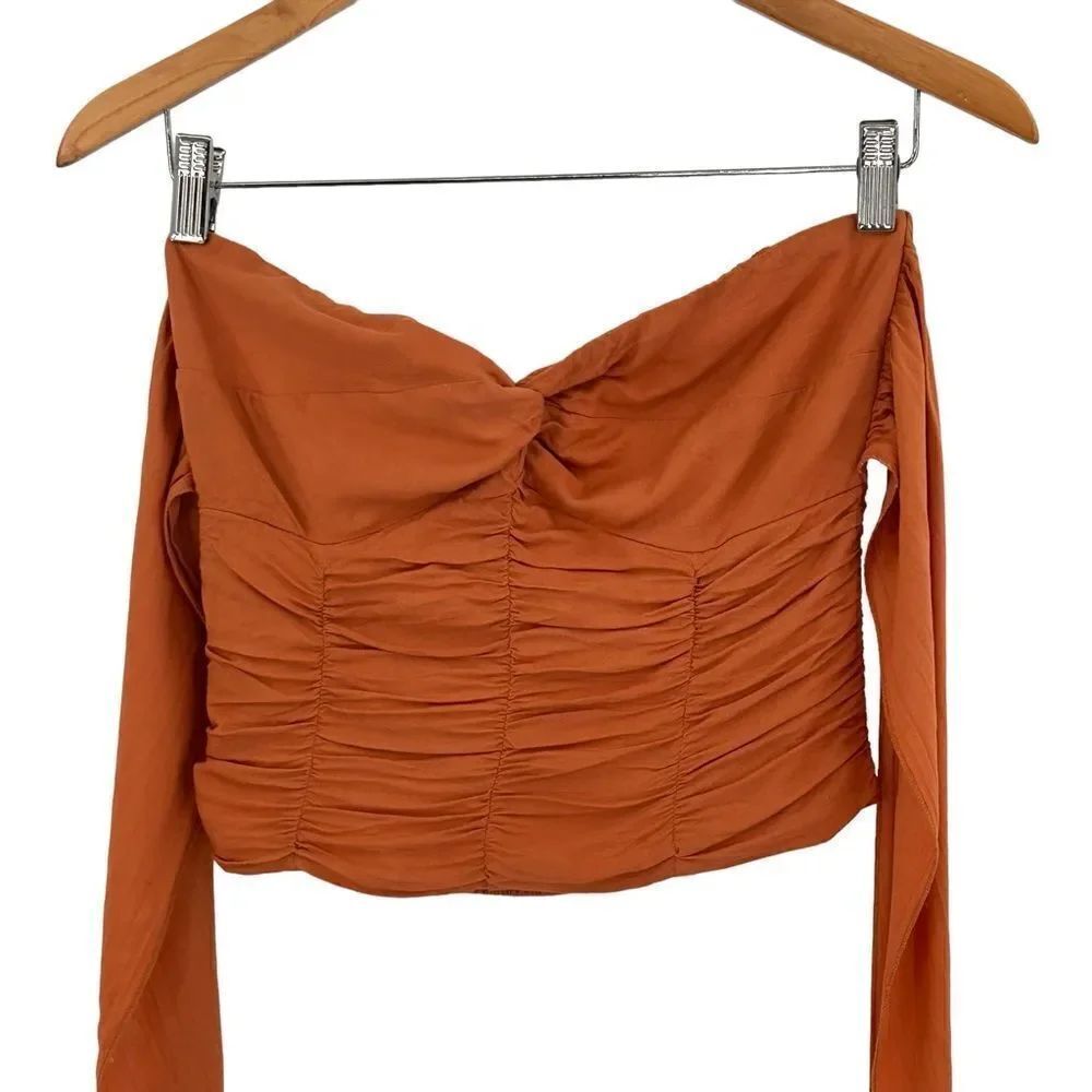 Free People Intimately burnt orange multi-way tie top size small